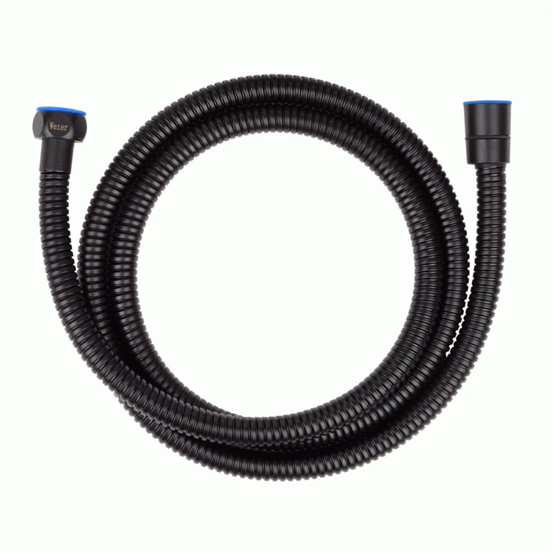 Душовий шланг WEZER WKR-008-150В, 150 см, чорний