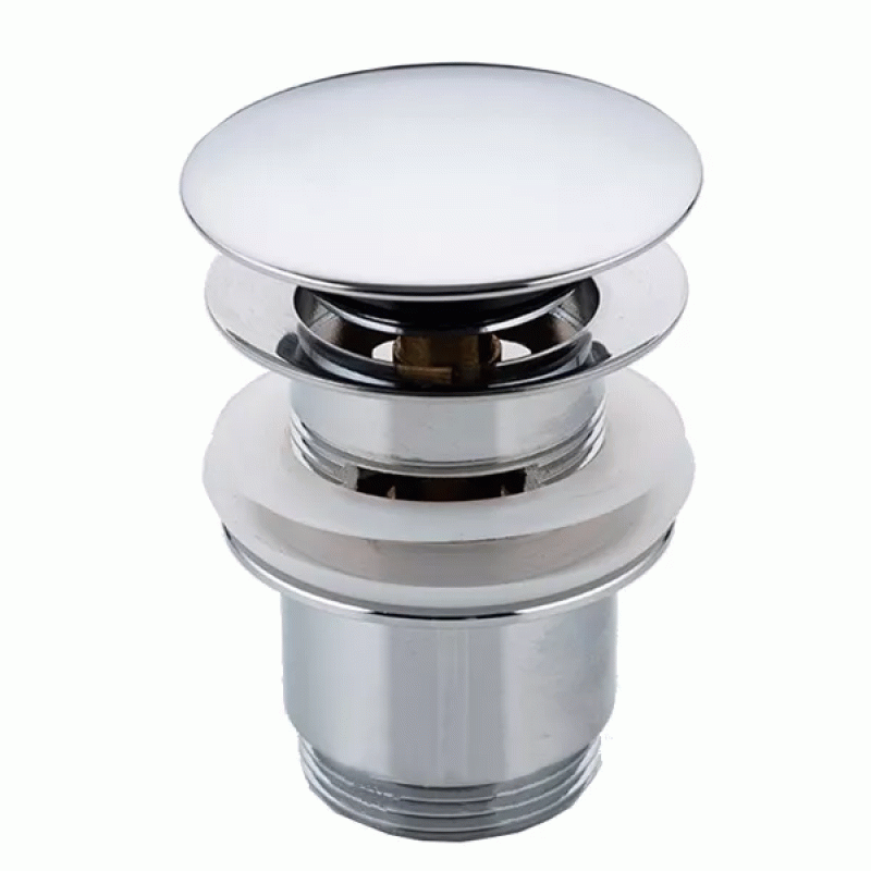 Донный клапан Frap F60, автомат, 1 1/4", хром