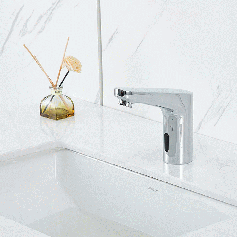 Змішувач для умивальника сенсорний хром Frap F513-1