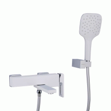 Змішувач для ванни GAPPO G3217-8, білий/хром