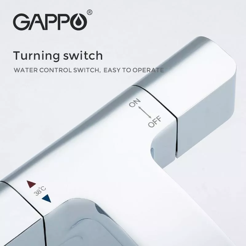Смеситель для умывальника GAPPO G1007-40, хром