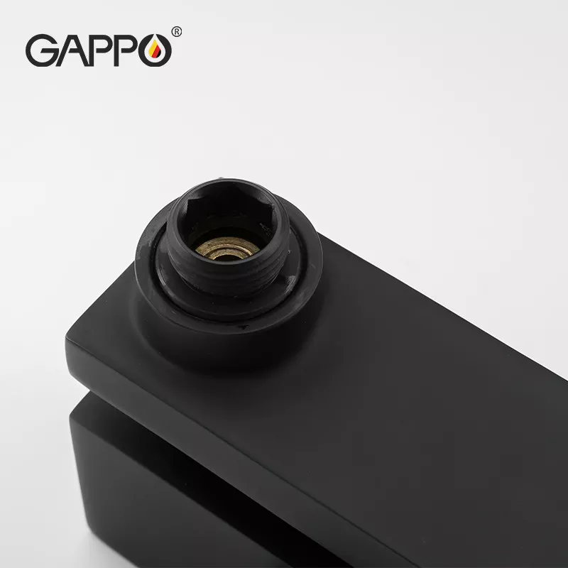 Змішувач для ванни GAPPO G3207-6, чорний