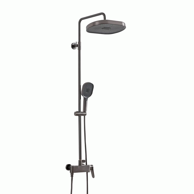  Душевая система GAPPO G2410-9 оружейная сталь