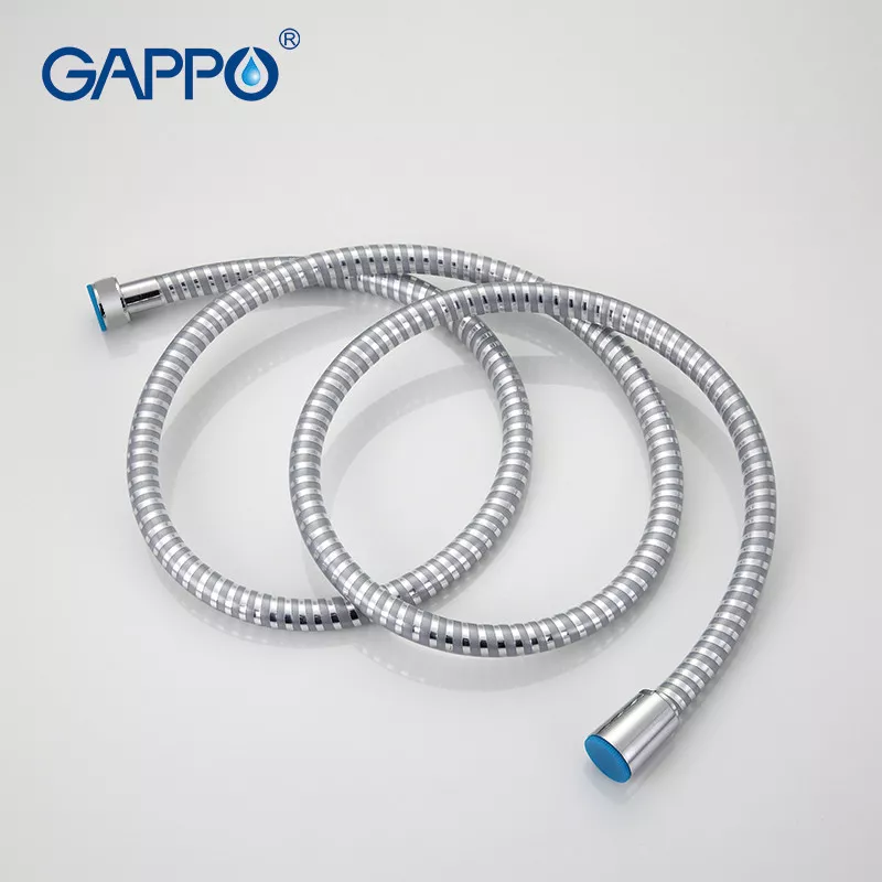 Полімерний шланг для душу GAPPO G42, 1500 мм, сірий/хром