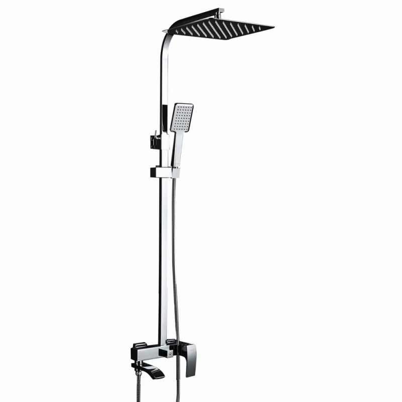 Душевая система GAPPO G2407, излив - переключатель на лейку, хром