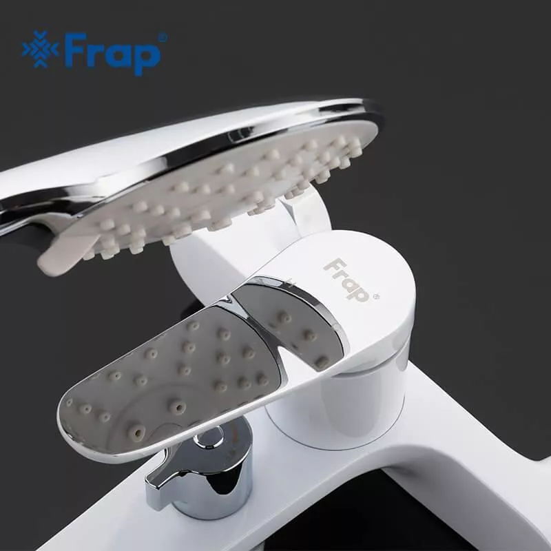 Смеситель для ванны Frap F3245, белый/хром