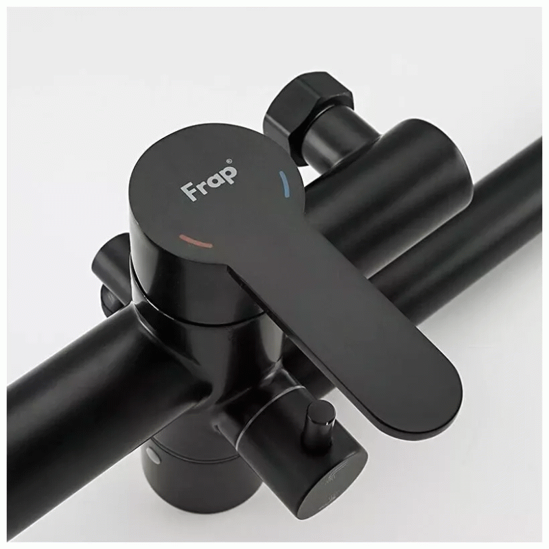 Смеситель для ванны Frap F22801-6, черный