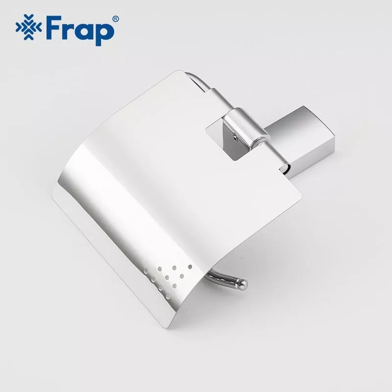 Паперодержатель Frap F1803, белый/хром