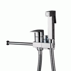 Гигиенический душ Frap F7512 с бумагодержателем, хром