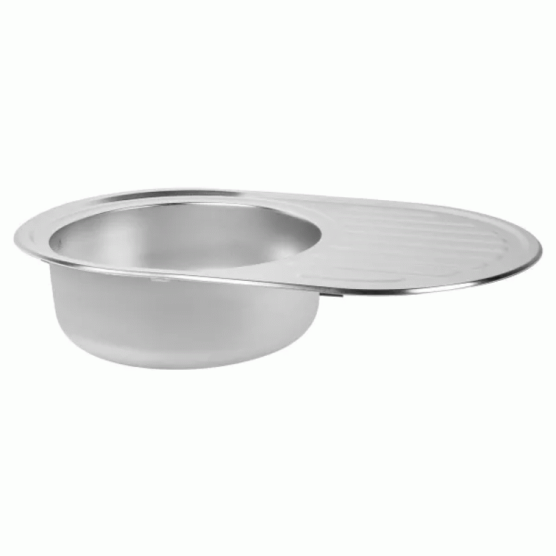 Кухонна мийка WEZER 7750(08) Satin 770x500x180 мм + сифон
