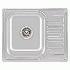 Кухонна мийка WEZER 6350(08) Satin 630x500x180 мм + сифон