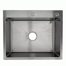 Мойка для кухни ITAL 600x500x215мм (3.0/0.8мм) ID 6050-G PVD Grey