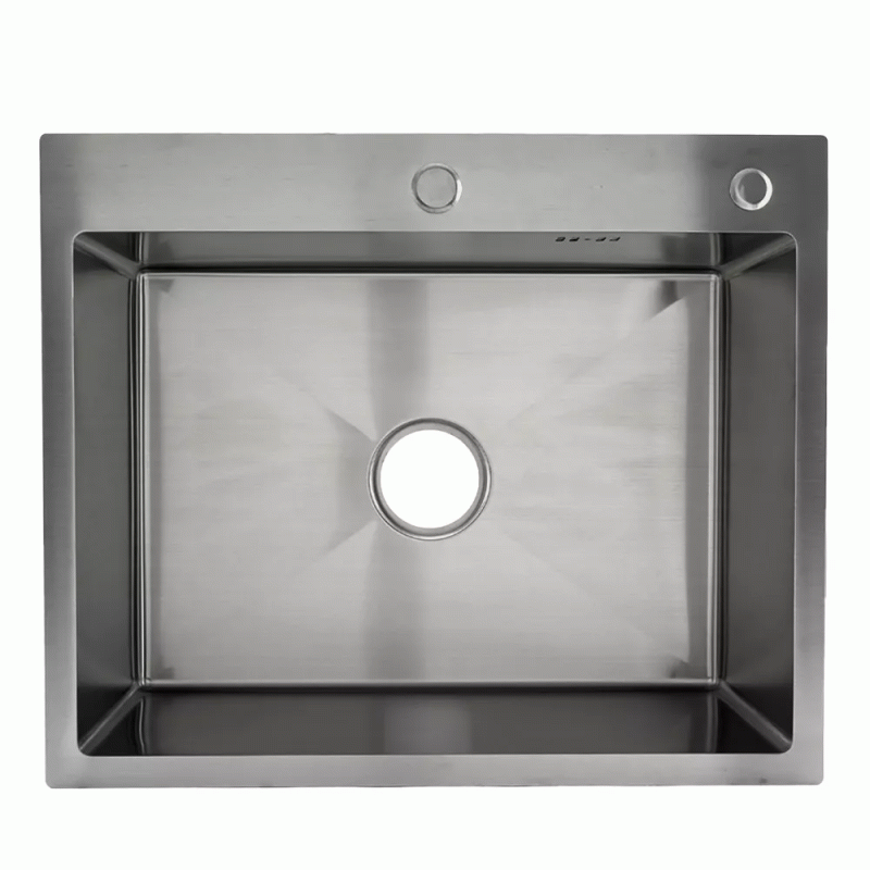 Мойка для кухни ITAL 600x500x215мм (3.0/0.8мм) ID 6050-G PVD Grey