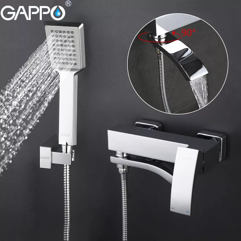 Змішувач для ванни GAPPO G3207, хром