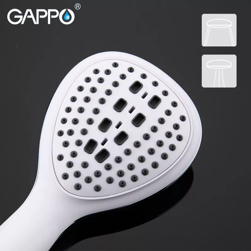 Лейка для душа GAPPO G25, 2-режим, белый