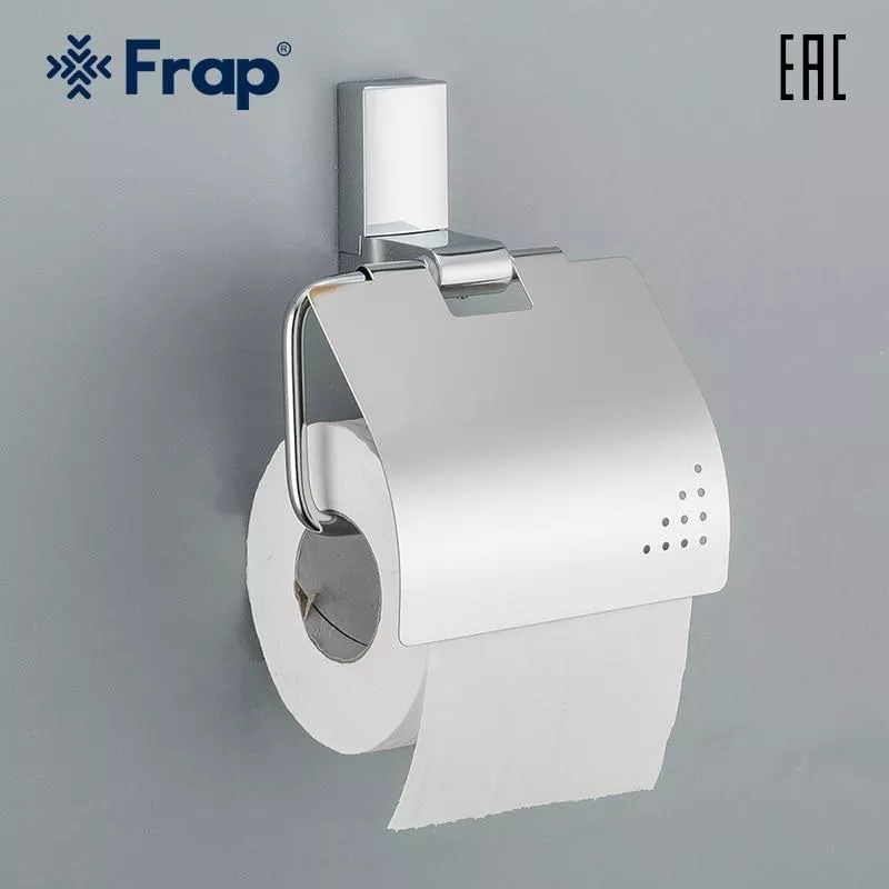 Паперодержатель Frap F1803, белый/хром