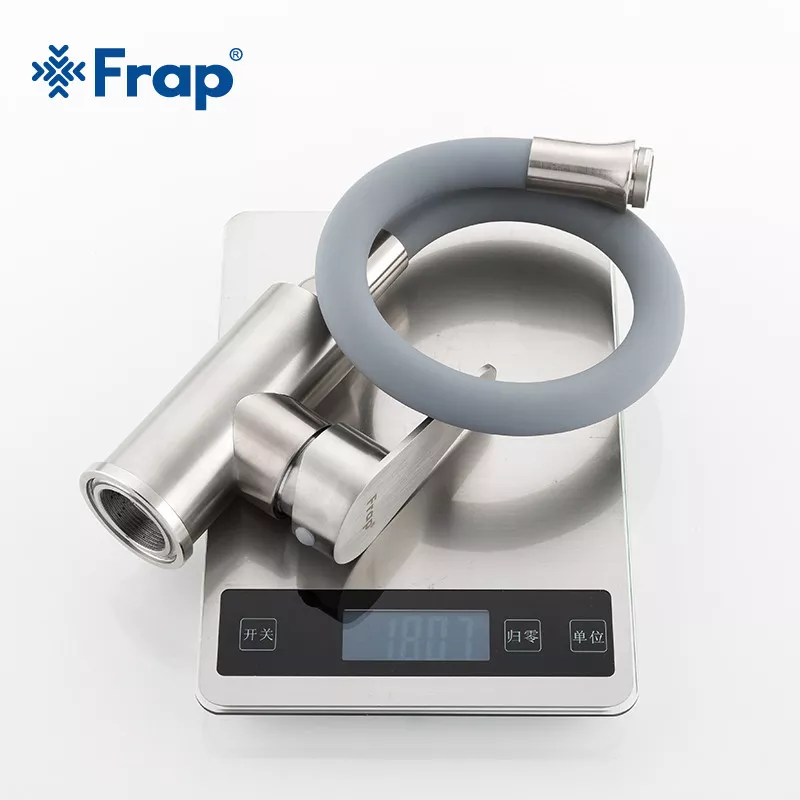 Смеситель для кухни Frap F4448 с гибким изливом, сатин