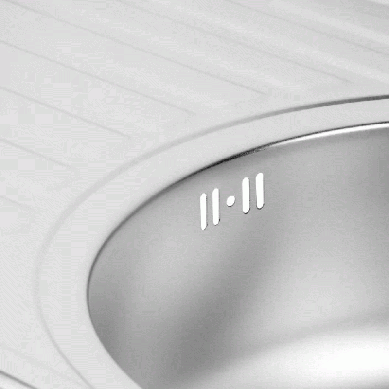 Кухонная мойка WEZER 7750(06) Satin 770x500x160 мм + сифон