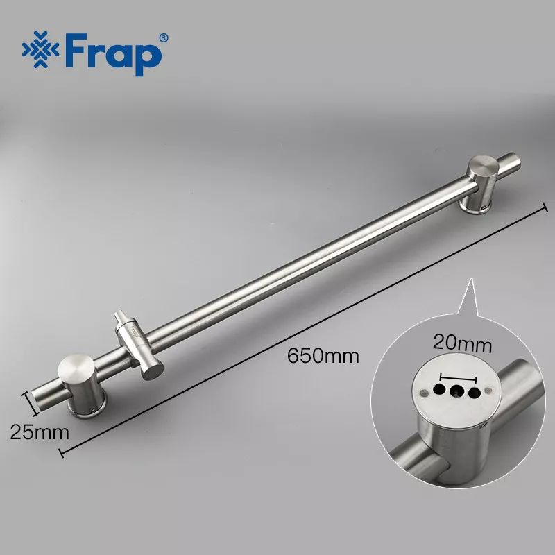 Душевый гарнитур Frap F8016, нержавеющая сталь, 66 см