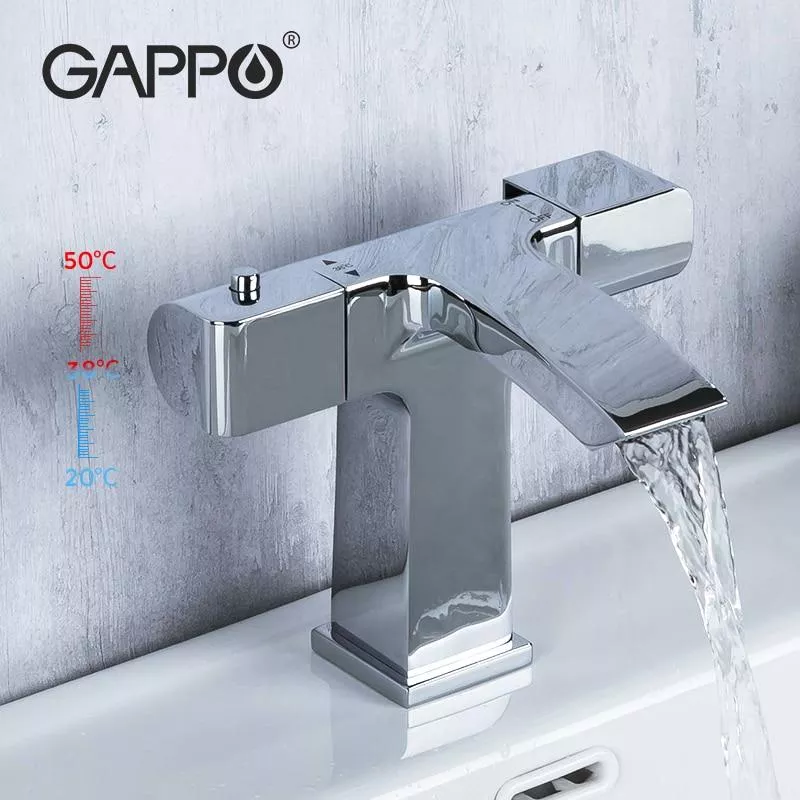 Смеситель для умывальника GAPPO G1007-40, хром