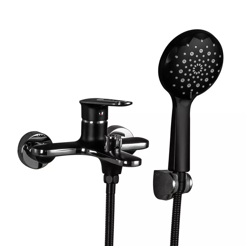 Смеситель для ванны Frap F3249-6, черный/хром