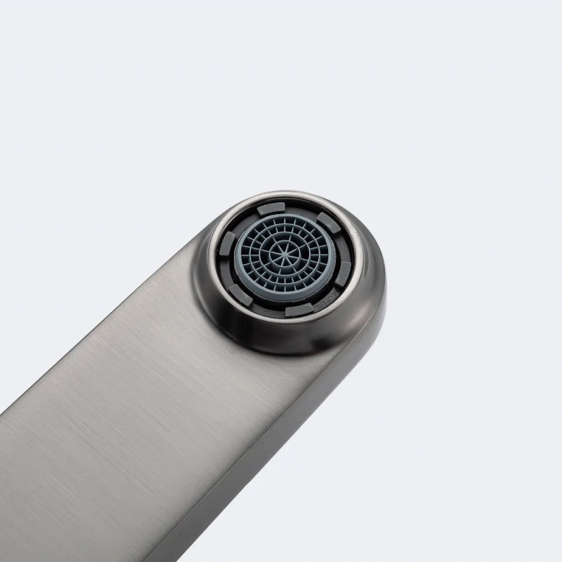 Смеситель для умывальника Gappo G1010-9 Графит