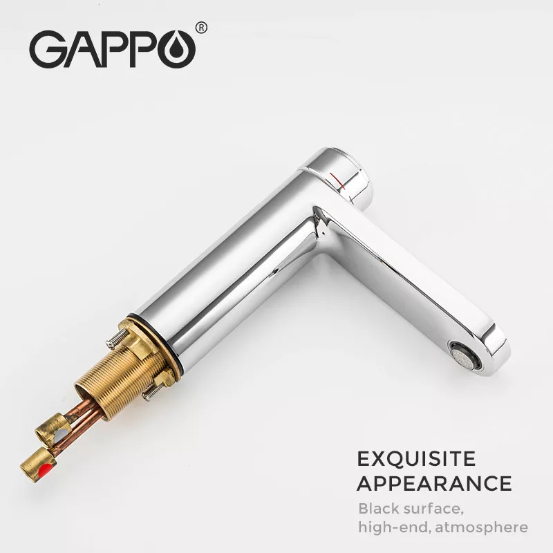 Смеситель для умывальника GAPPO G1095-1, хром