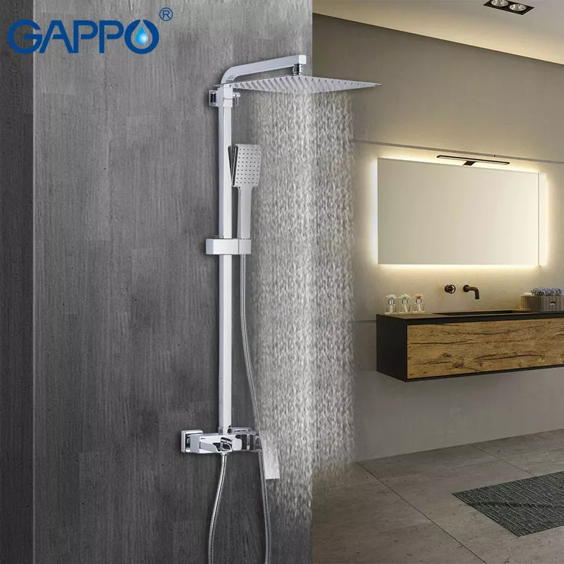 Душова система GAPPO G2407-30, білий/хром