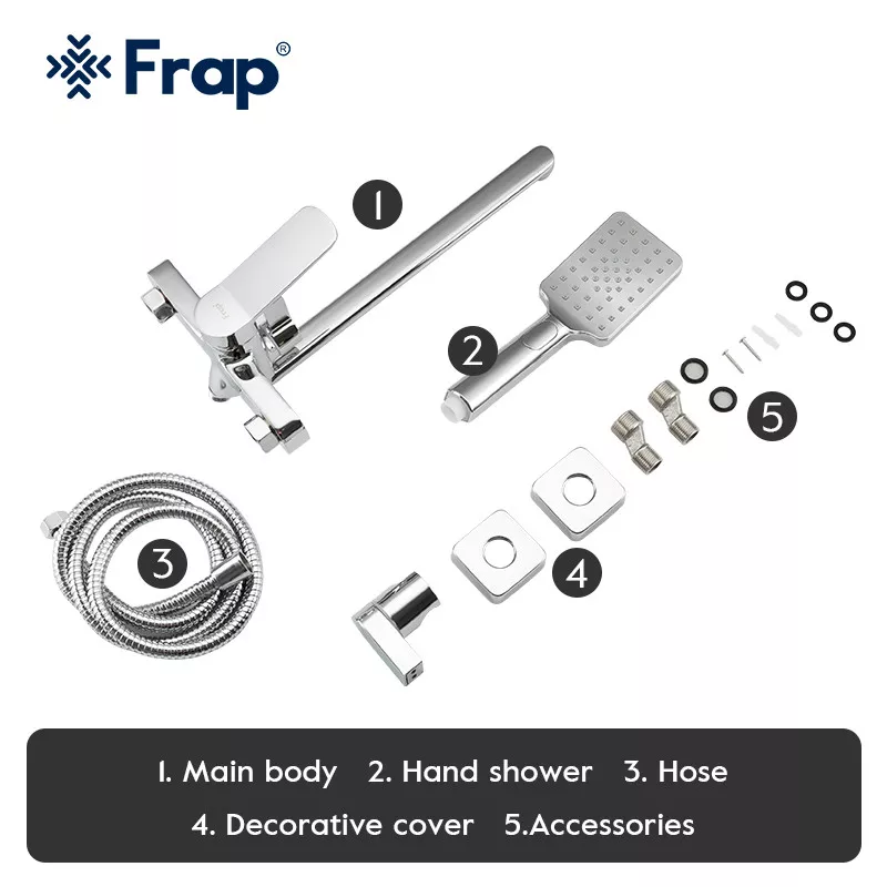 Смеситель для ванны Frap F2261, хром