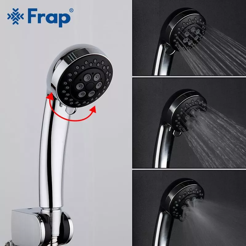 Смеситель для ванны Frap F3242, черный/хром