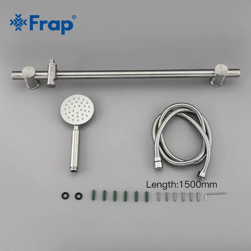 Душевый гарнитур Frap F8016, нержавеющая сталь, 66 см