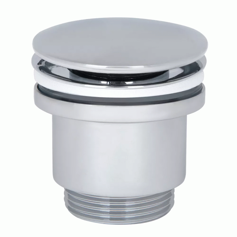 Донный клапан WEZER WHR-102, автомат, Ø63мм 1 1/4", хром