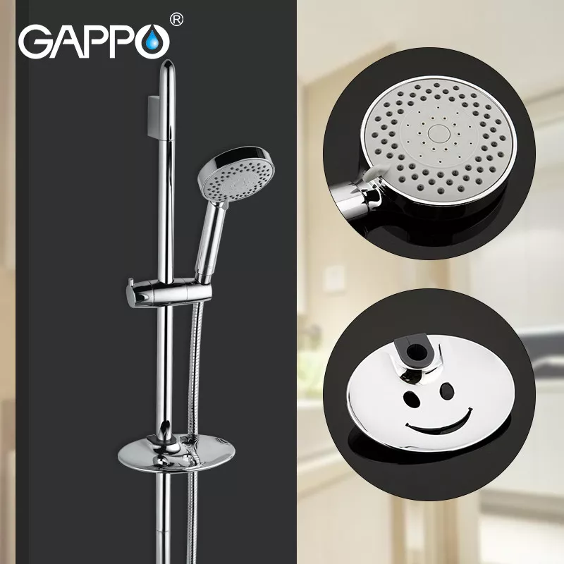 Душевой гарнитур GAPPO G8008, хром