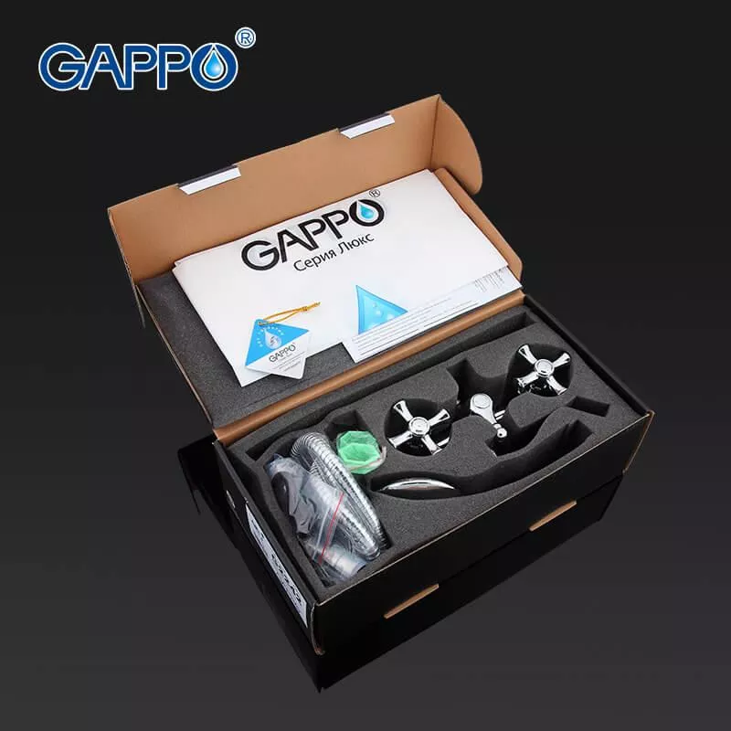 Смеситель для ванны GAPPO G2242, хром