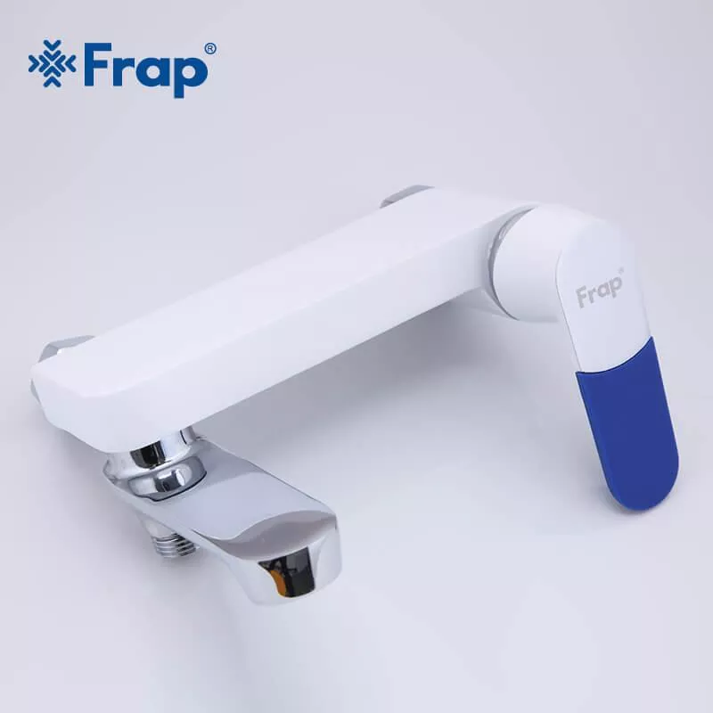 Смеситель для ванны Frap F3234, белый/хром