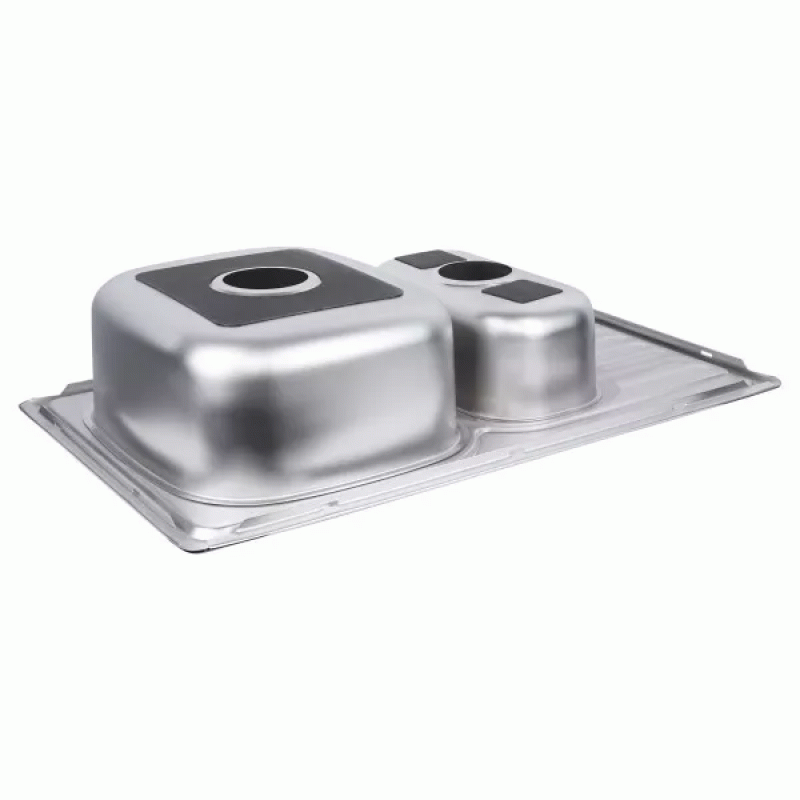 Кухонная мойка WEZER 7850(08) Satin 780x500x180 мм + сифон
