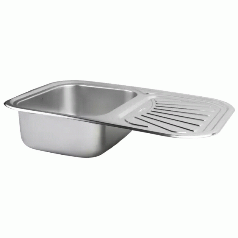 Кухонна мийка WEZER 7549(08) Satin 750x490x180 мм + сифон