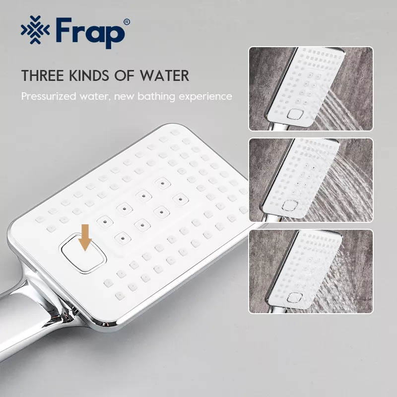 Смеситель для ванны Frap F2258, белый/хром
