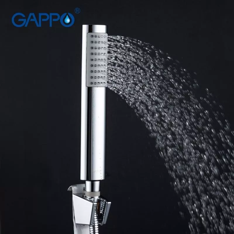 Душевая лейка GAPPO G02, 1-режим, хром