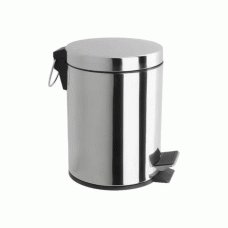 Мусорное ведро Frap F702, хром, 5 литров
