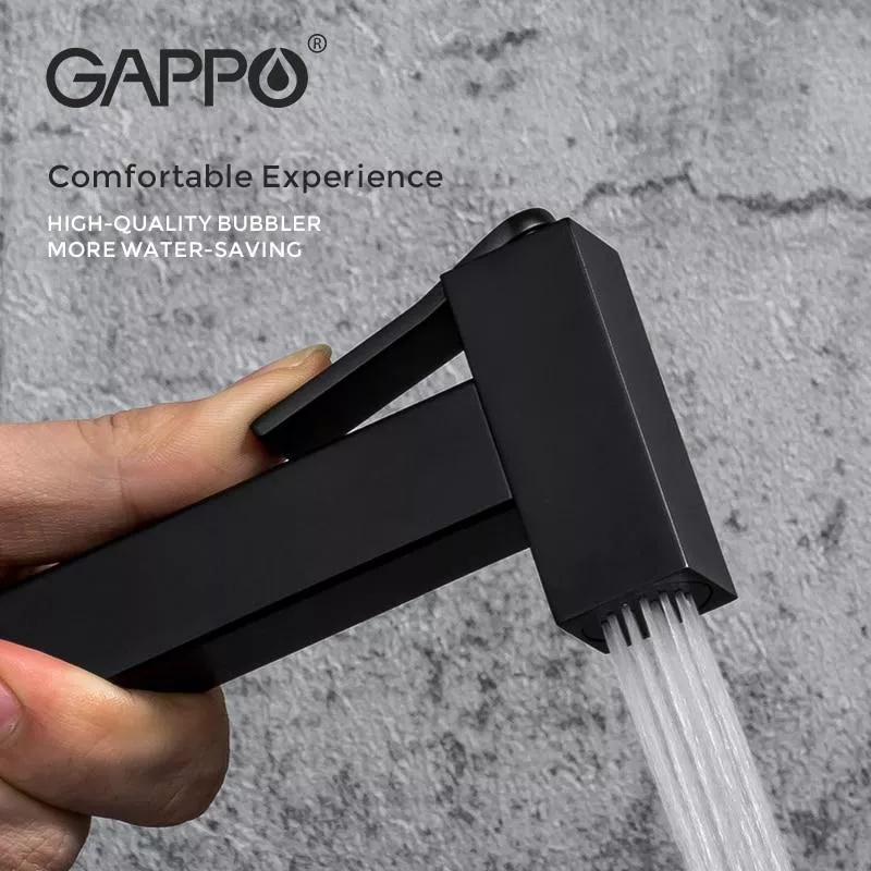 Гигиенический душ GAPPO G7207-60 с термостатом, черный