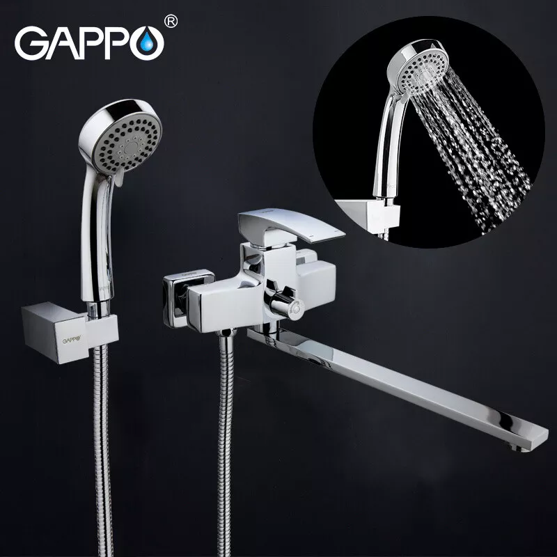 Змішувач для ванни GAPPO G2207, хром