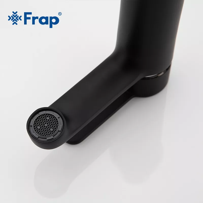 Смеситель для умывальника Frap F1042, черный/хром