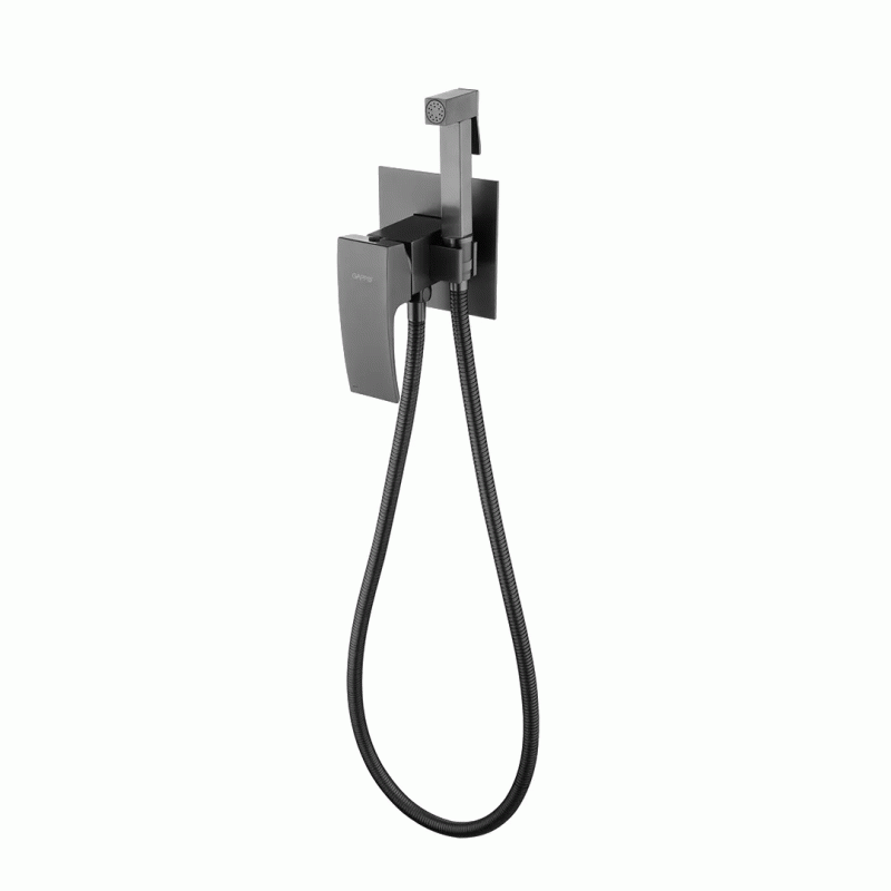 Гигиенический душ GAPPO G7207-9, оружейная сталь.