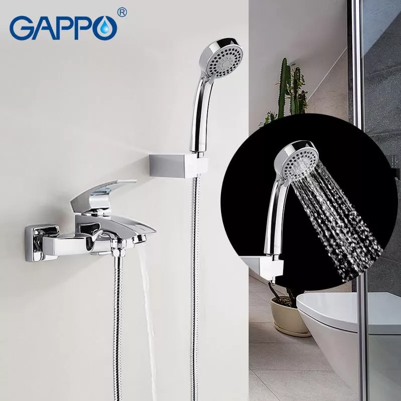 Смеситель для ванны GAPPO G3007, хром