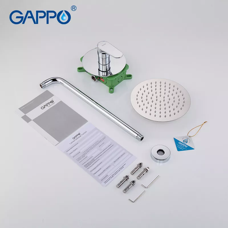 Встраиваемый смеситель для душа GAPPO G7101, хром.