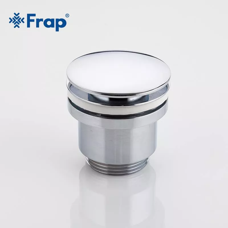 Донний клапан Frap F62, автомат, 1 1/4", хром