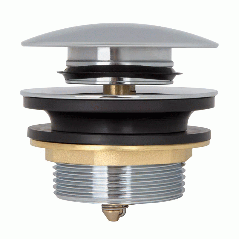 Донный клапан ITAL HF1056, автомат, Ø70мм 1 1/2", латунь, хром