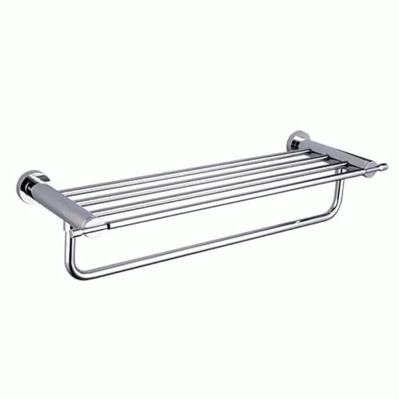Полка с держателем для полотенец GAPPO G1824, хром, 580 мм