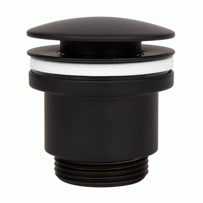 Донный клапан ITAL HF1083-BPM, автомат, Ø63мм 1 1/4", латунь, черный